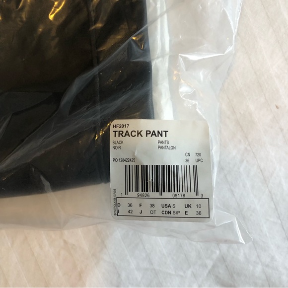 RARE NWT Adidas Originals Faux Leather Track Suit Size Small - Picture 10 of 15